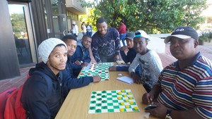 Photo of draughts players