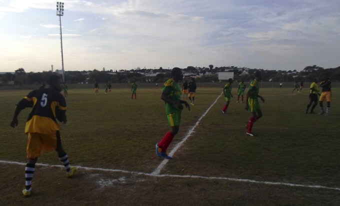 Photo of Somali and Zimbabwean soccer players