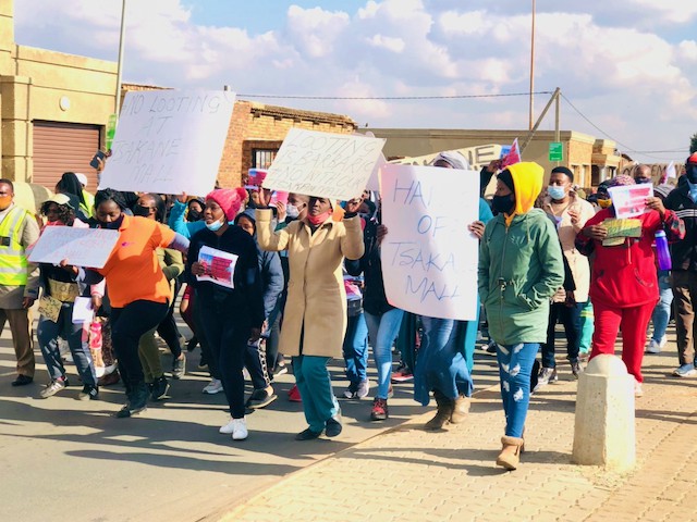 Photo of protesters