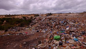 Photo of landfill site