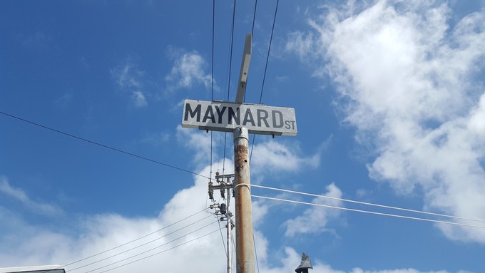Photo of Maynard Street road sign