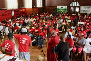 Photo of a crowded hall