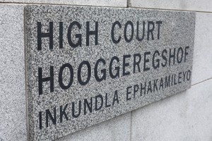 Photo of plaque on Western Cape High Court