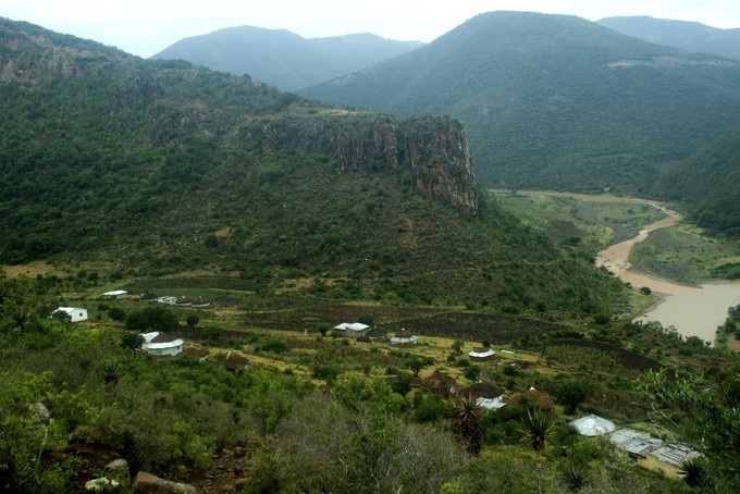 View of Eastern Cape village