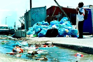 Photo of rubbish in Khayelitsha