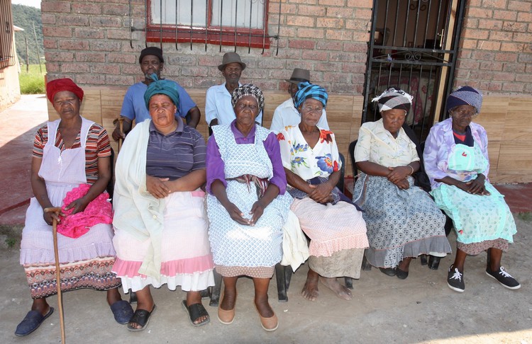 Photo of a group of people sitting