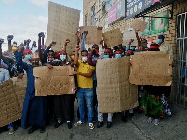 Photo of protesters