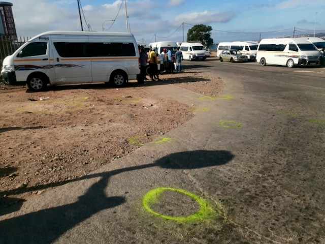 Photo of taxi area