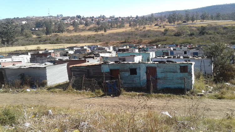 Photo of the informal settlement