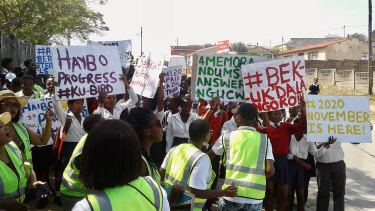 Photo of protesters