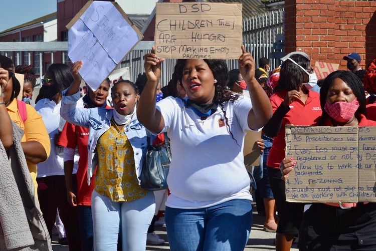 Photo of a protest