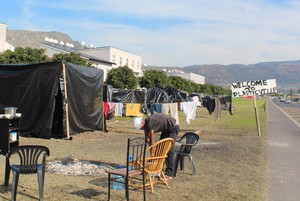 Photo of tents outside Steenvilla