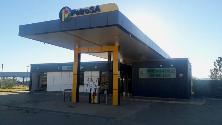 Photo of a petrol station
