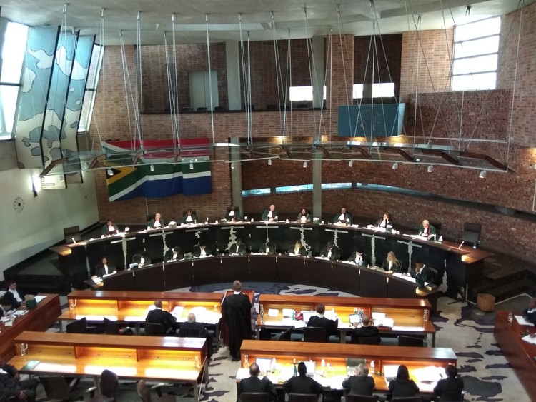 Photo of constitutional court in session