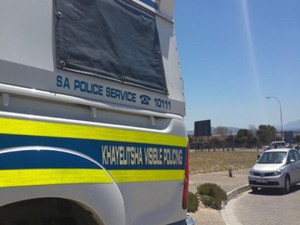 Photo of police van in Khayelitsha