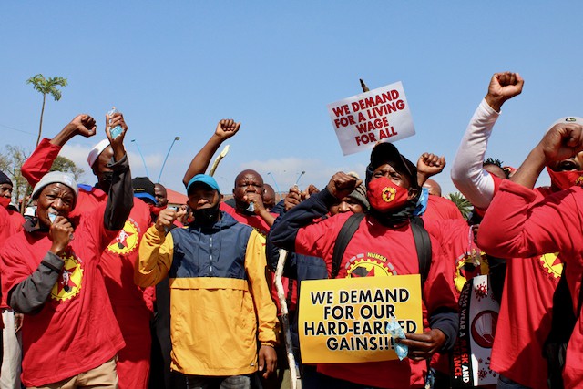 Photo of protesters