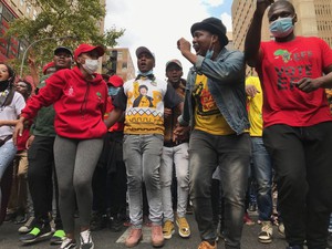 Wits students protest against "financial exclusion"