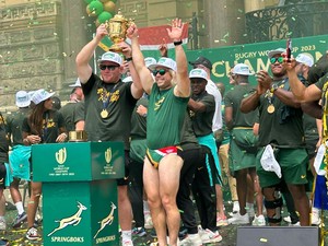Springboks victory parade