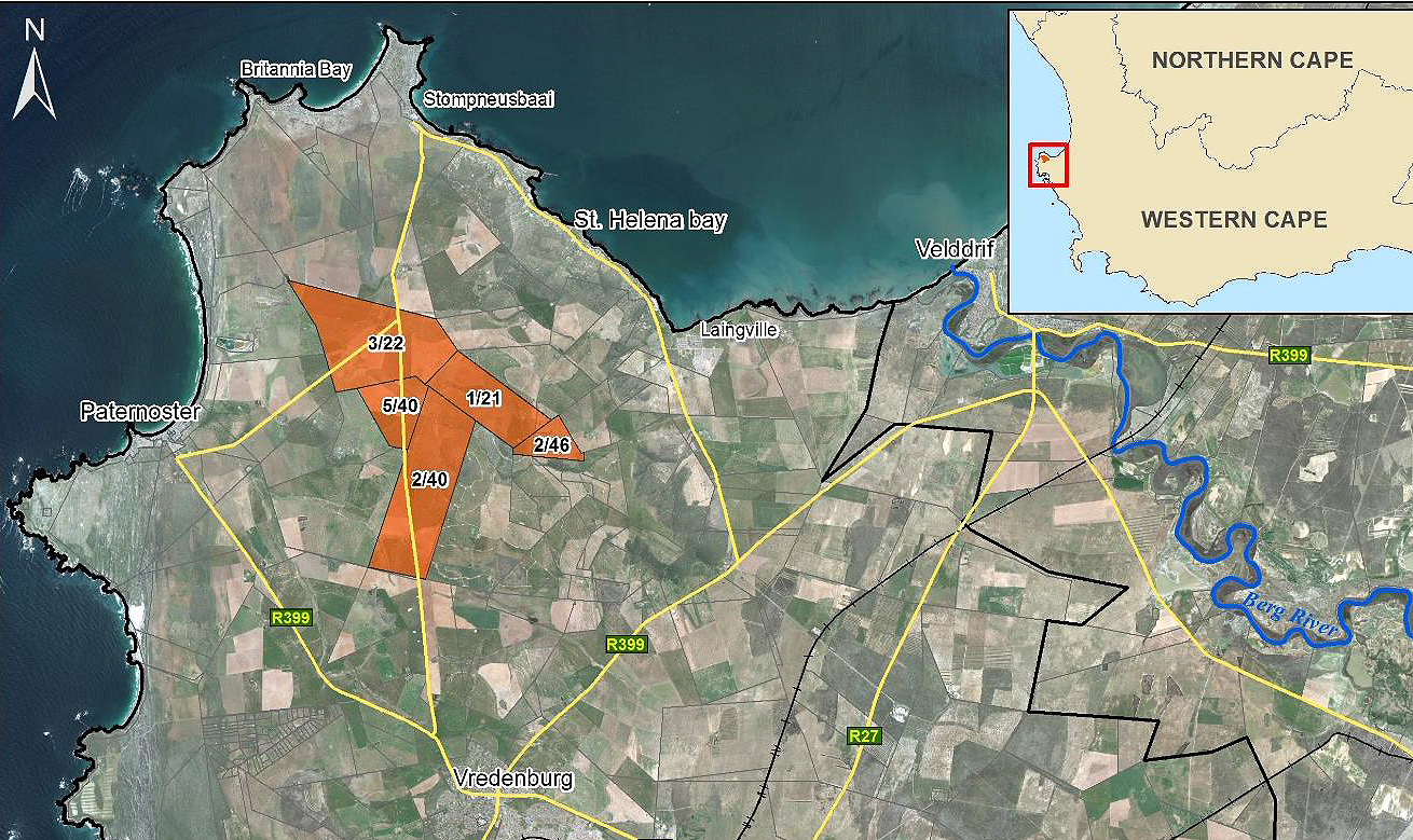 The Department of Environment, Forestry and Fisheries (DEFF) has conditionally approved the enormous Boulders wind farm project. Iaken from the Final Environmental Impact Assessment Report by CES (cop