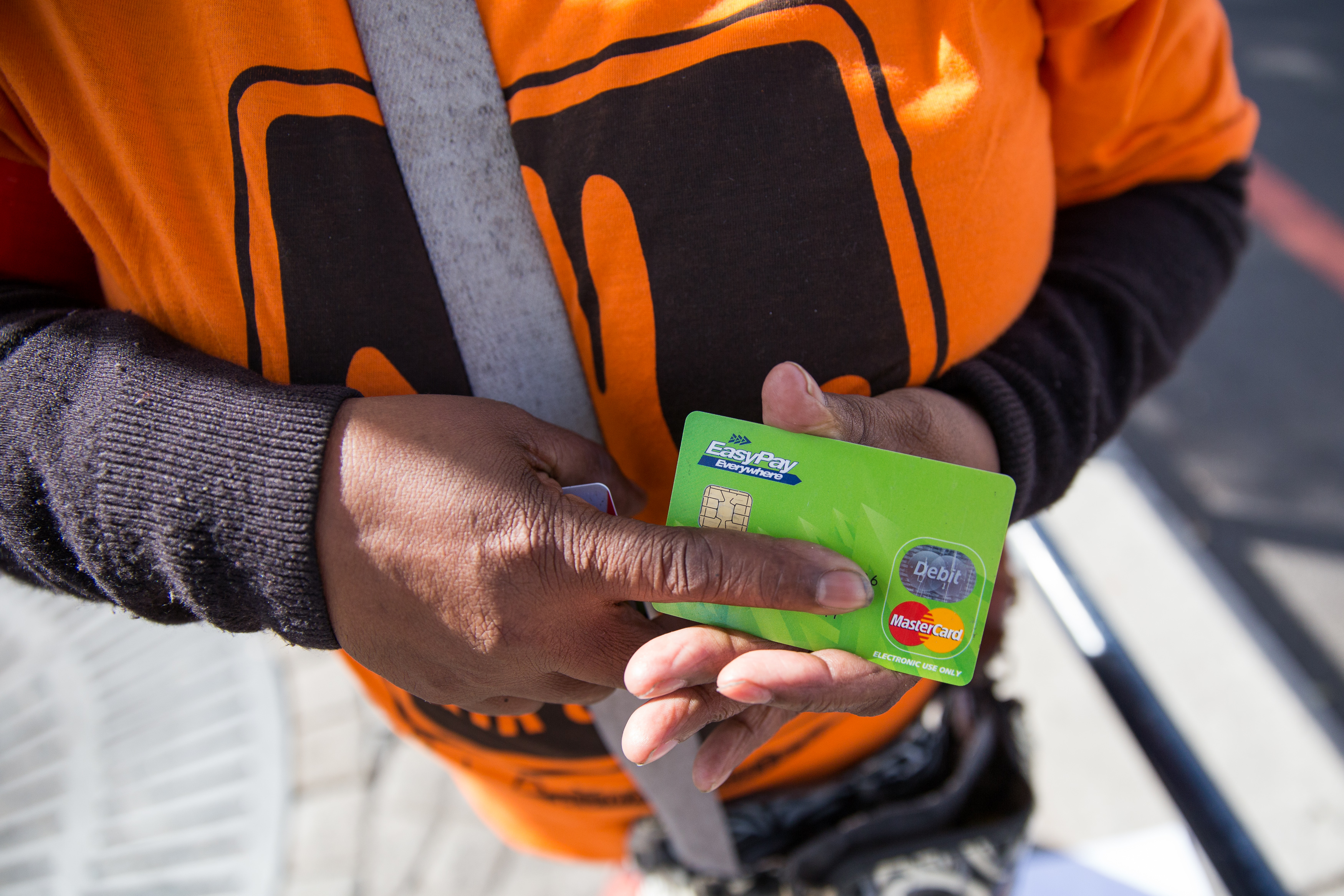 Photo of green EasyPay card