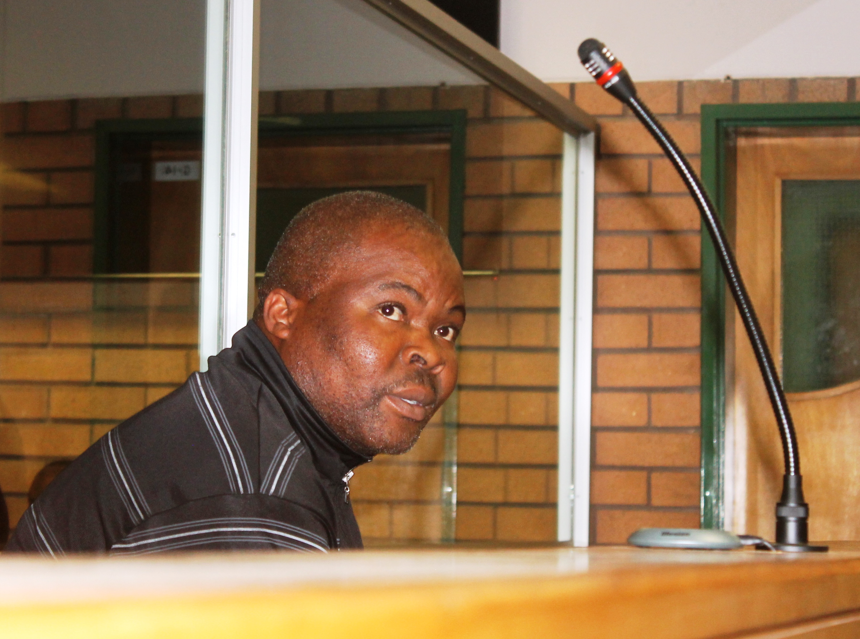 Photo of a man in court