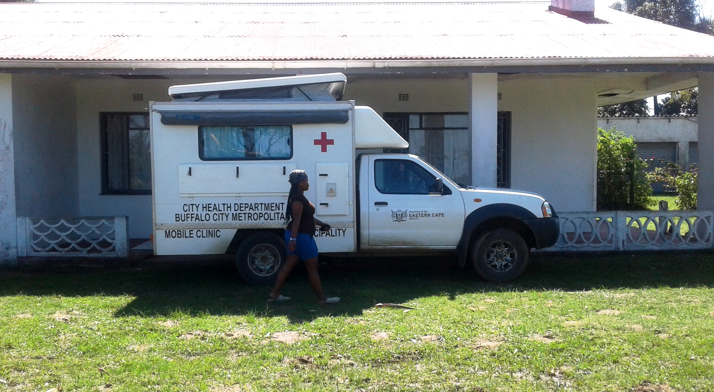 Photo of a mobile clinic