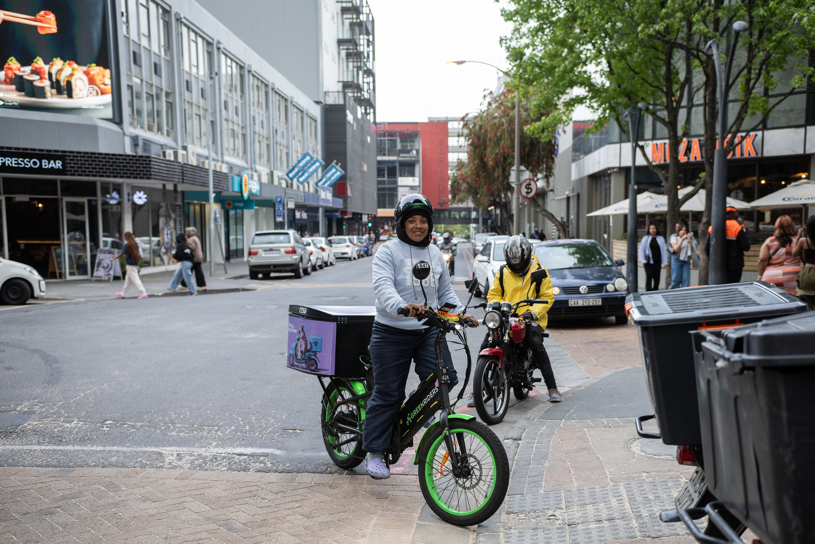 In photos: Teenager supports her family using an e-bike | GroundUp