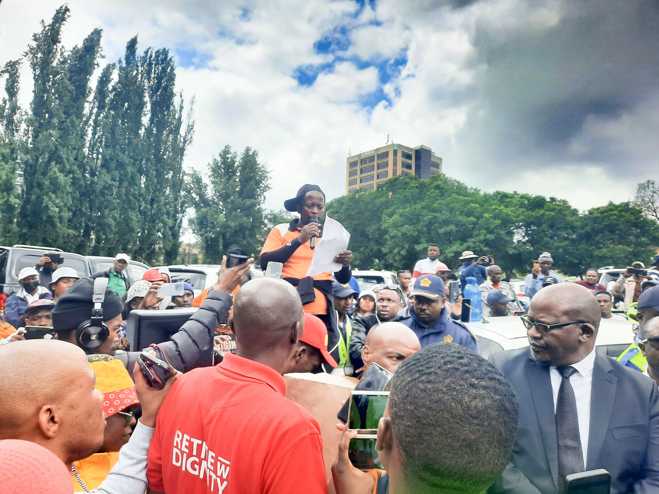 Workers march in Maseru as AGOA uncertainty threatens thousands of jobs | GroundUp